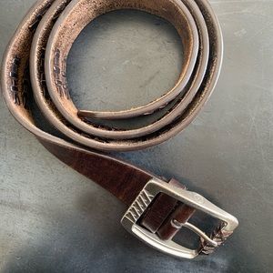 Cole Haan men’s brown leather belt, gently used